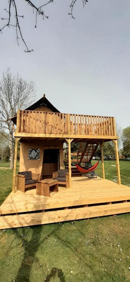 Tente Cabane Du Camping Hautoreille 巴涅斯 外观 照片